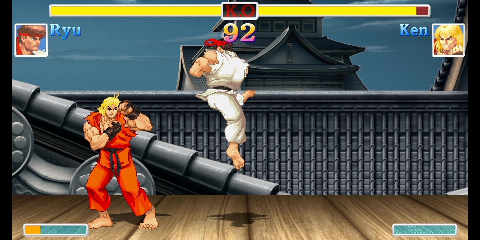 Street Fighter II Combos Ryu Ken