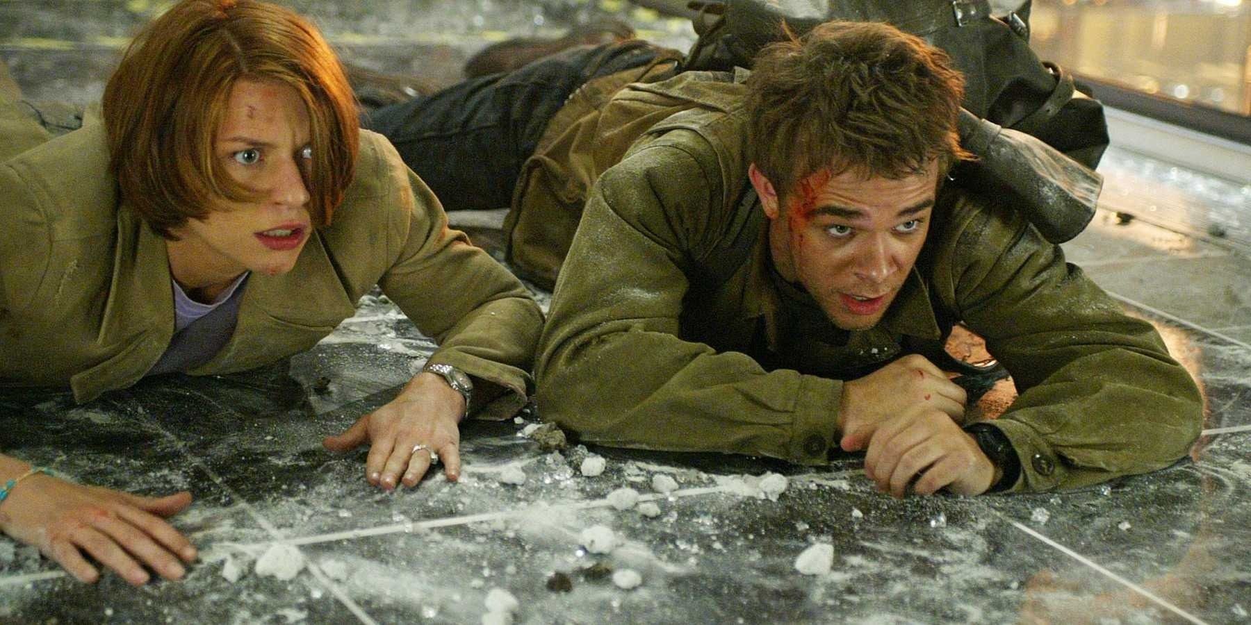 John Connor lies on the floor in Terminator 3