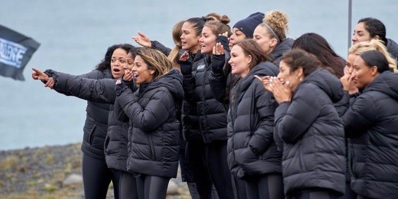 The Challenge Double Agents cast laughing at Wes getting hit in the face by a shoe