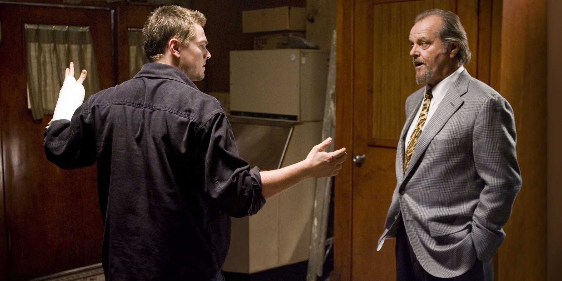 Billy speaks with Frank in The Departed