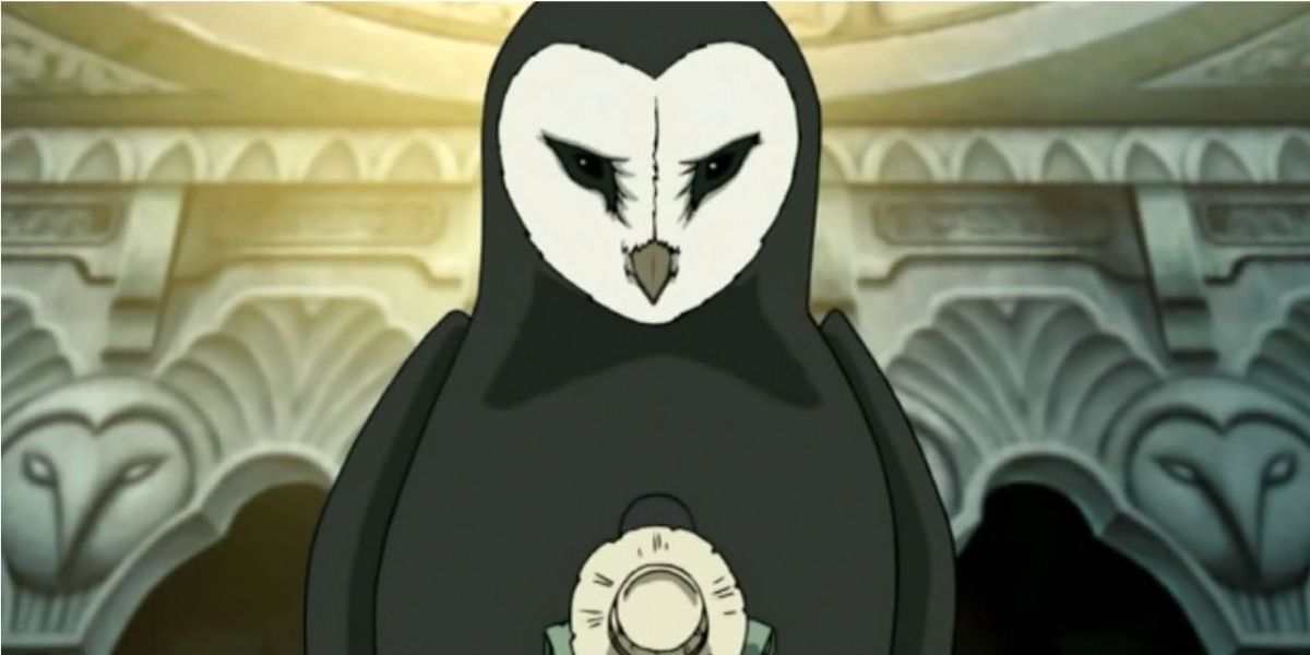 The Owl Guardian in it's library