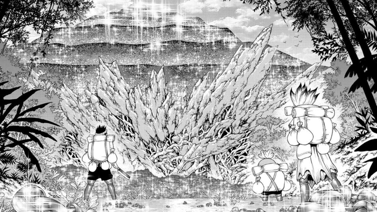 The Pyramid of Petrification in Dr. STONE