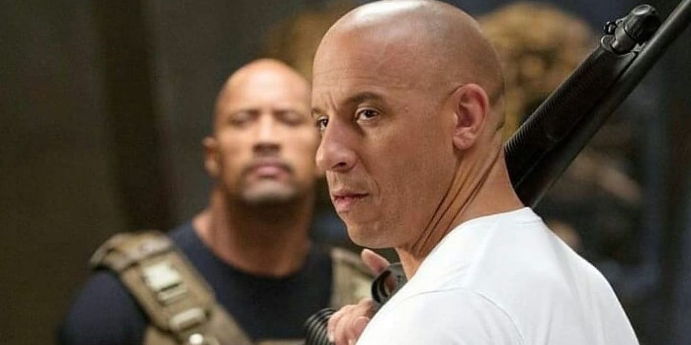 The Rock Vin Diesel Fast and the Furious
