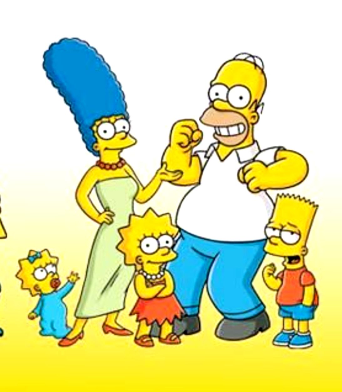 The Simpsons Family Vertical