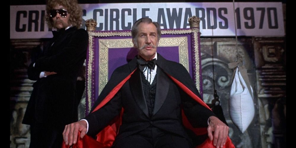 Vincent Price in Theatre Of Blood portraying Edward Lionheart