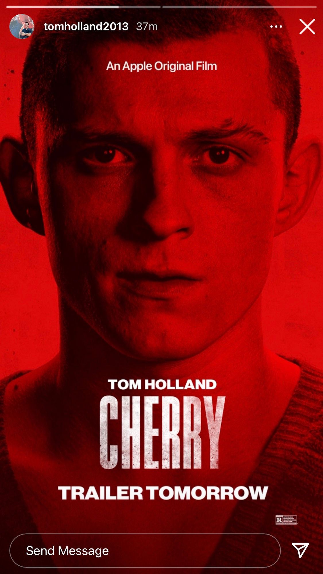 Tom Holland Confirms Cherry Movie Trailer Releases Jan 14