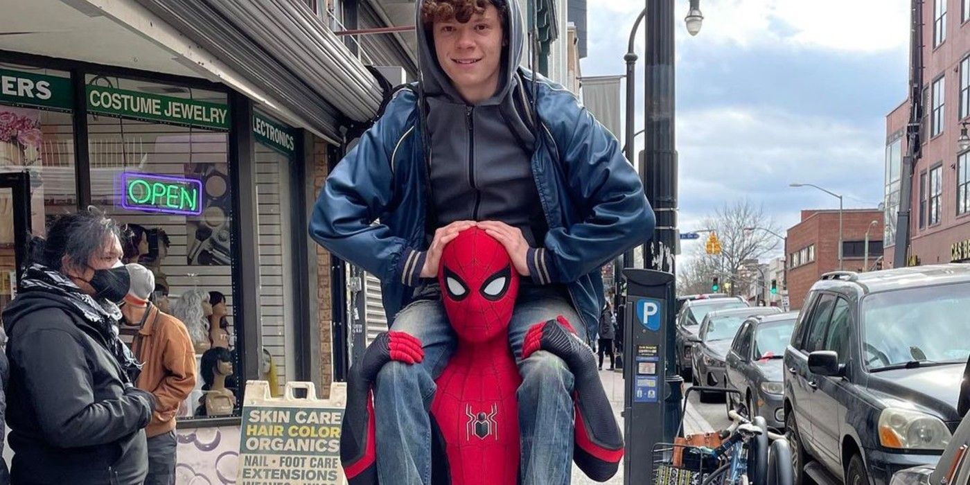 Tom Holland Harry Holland Homem-Aranha 3 foto