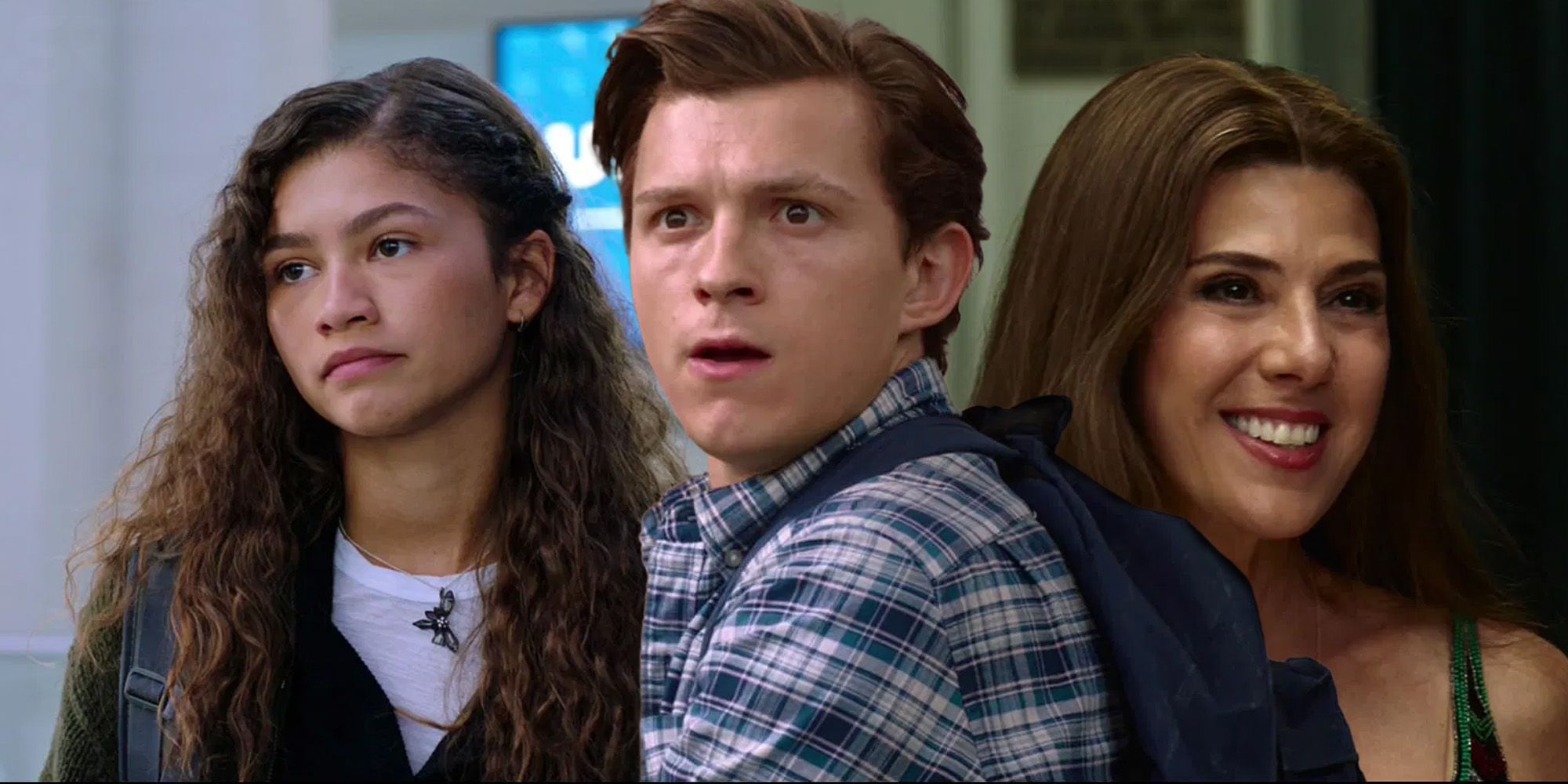 MJ, Peter, and Aunt May in the MCU's Spider-Man movies
