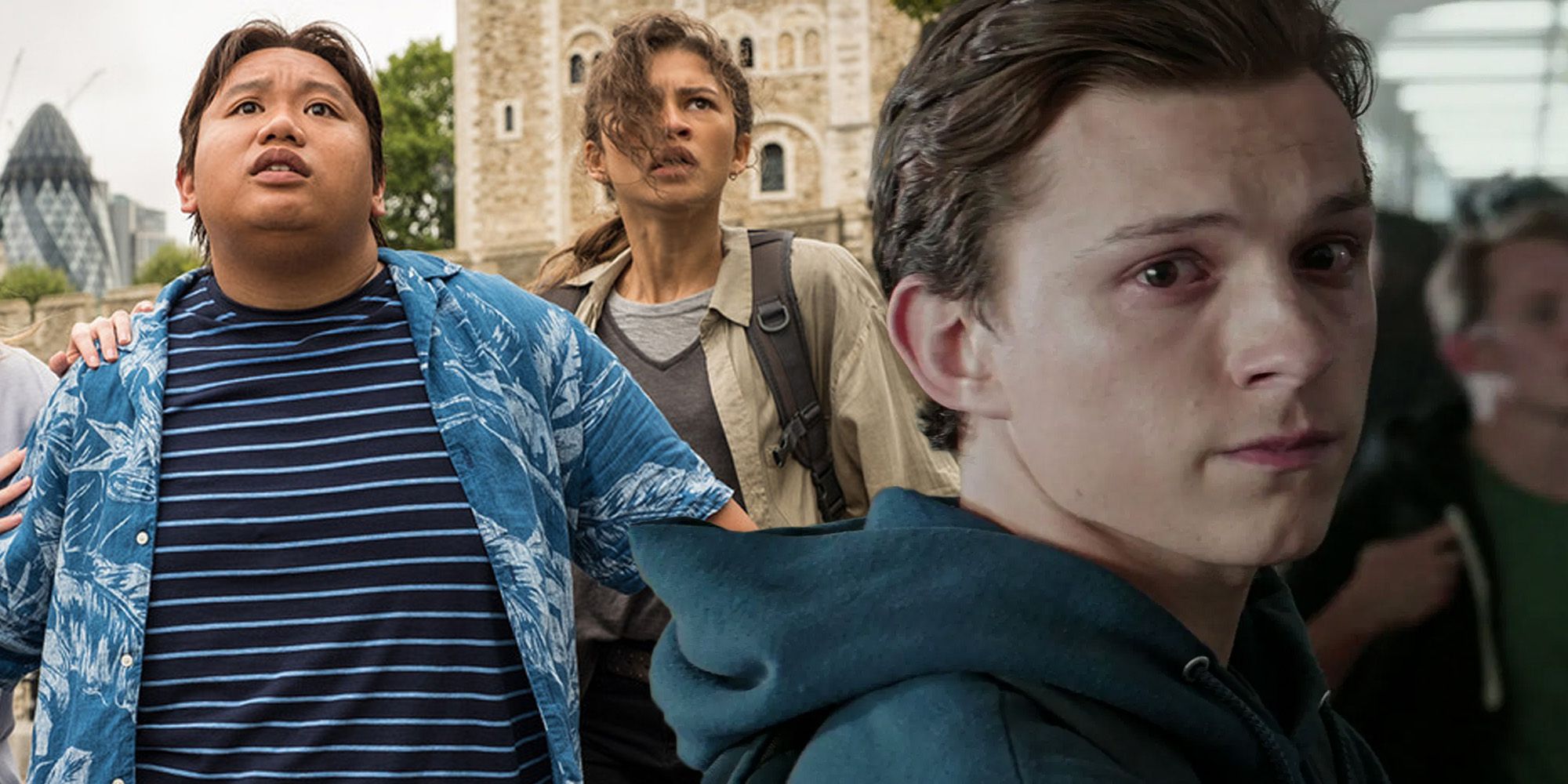 Tom Holland spiderman 3 Ned MJ