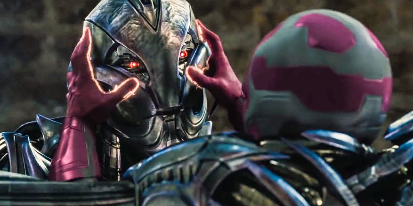 Ultron fights Vision in Avengers 2