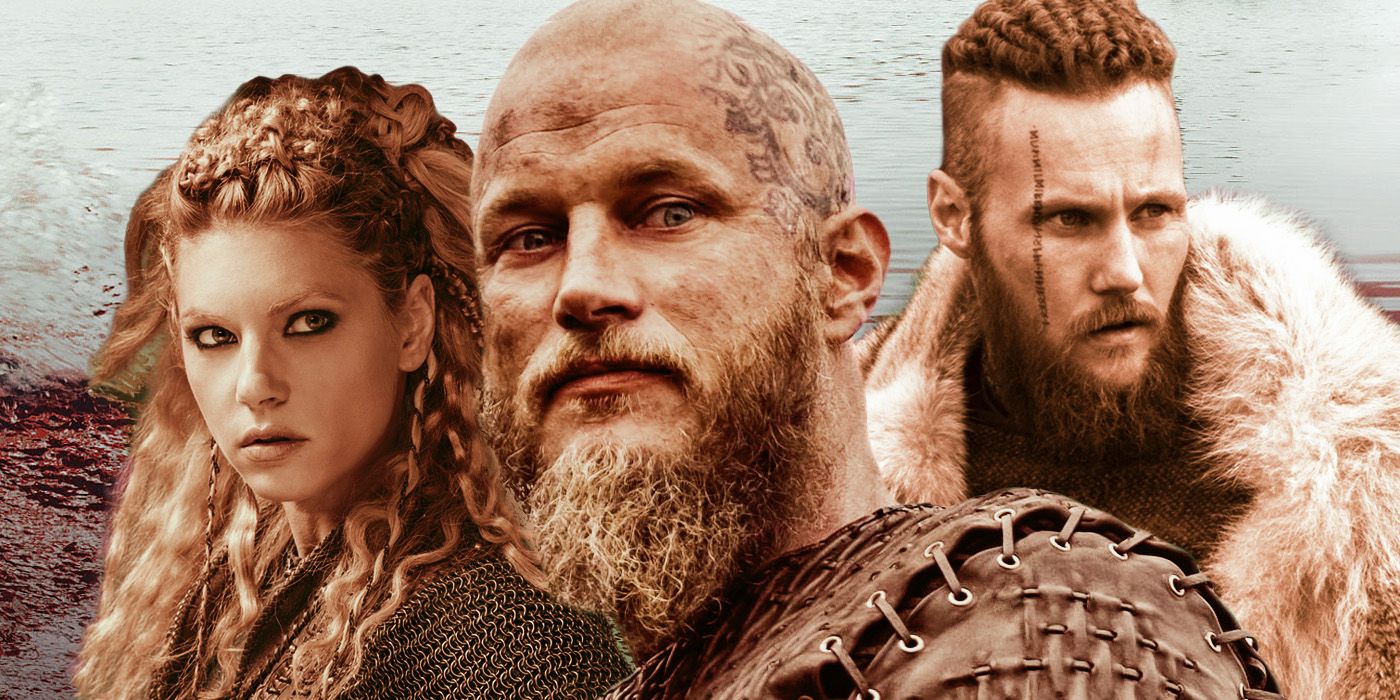 Ubbe and other characters featured in the Vikings series.