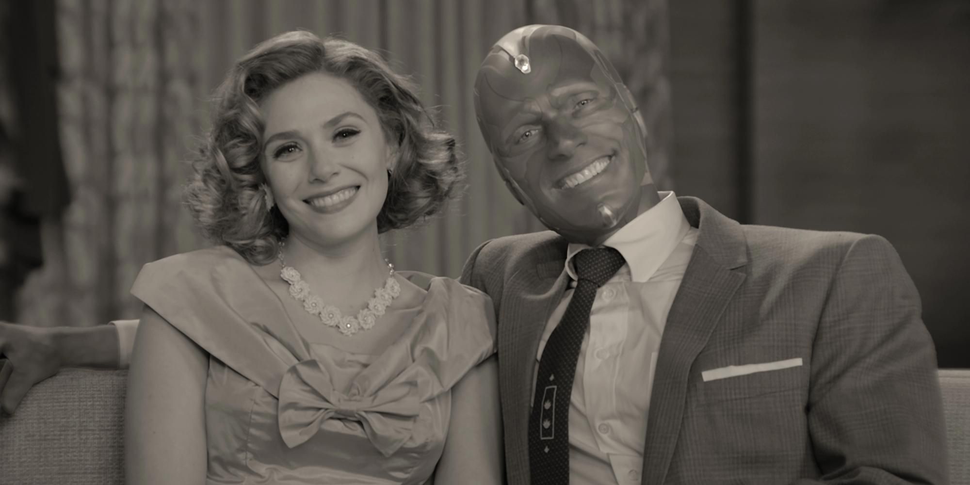 Wanda and Vision in 50s Outfits