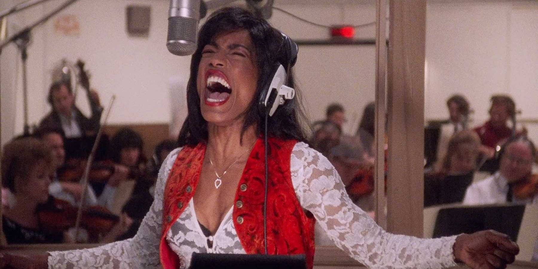 Angela Bassett as Tina Turner singing in What's Love Got To Do With It