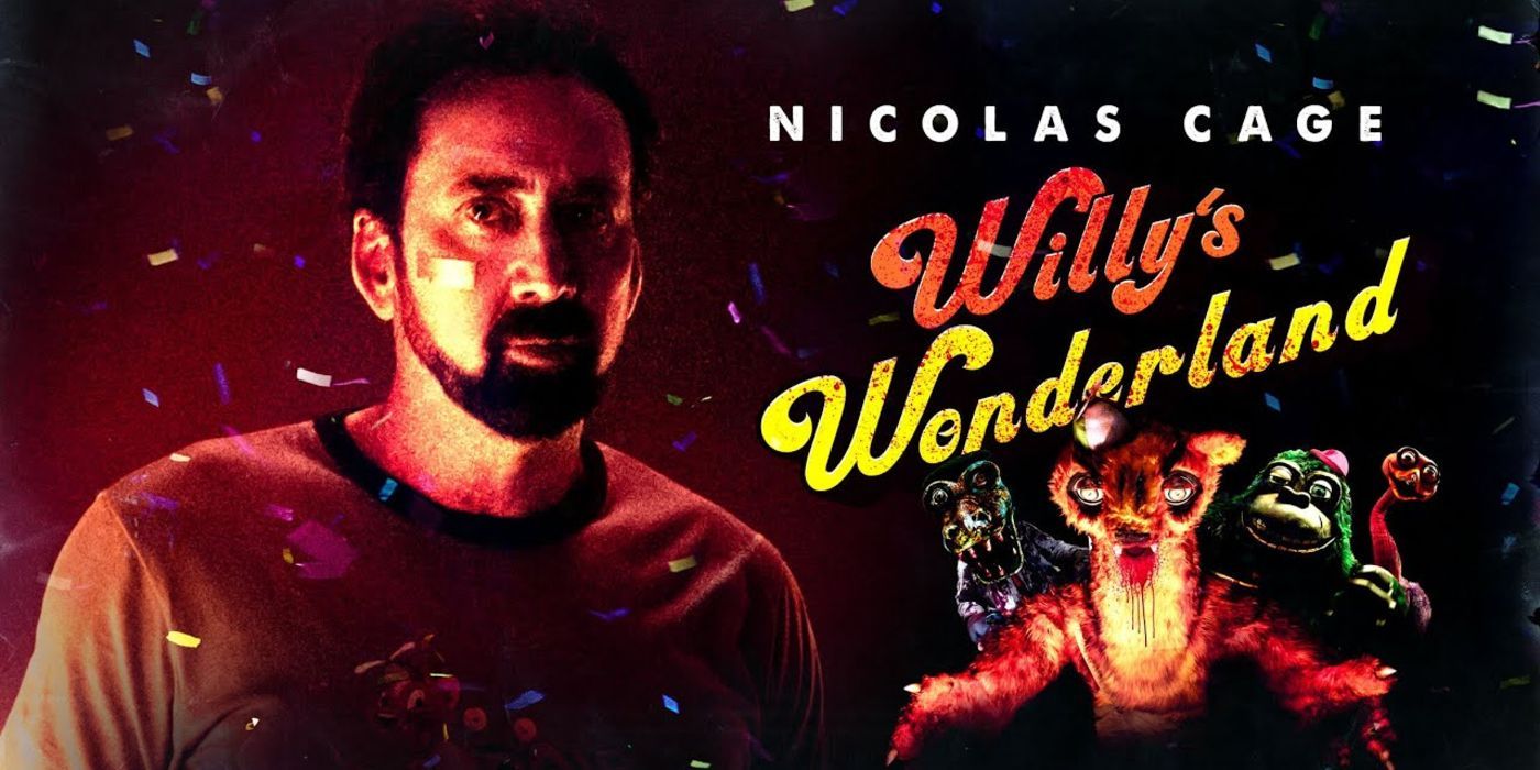 Willys Wonderland 2021 Nicolas Cage Banner