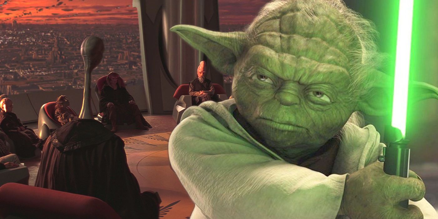 Yoda and Jedi Council in The Phantom Menace