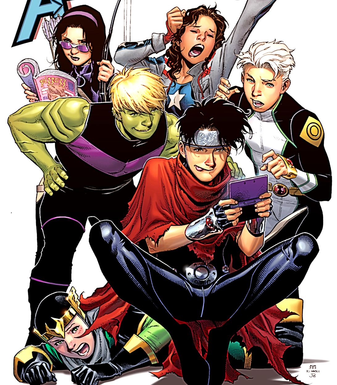 Young Avengers Marvel Comics Vertical