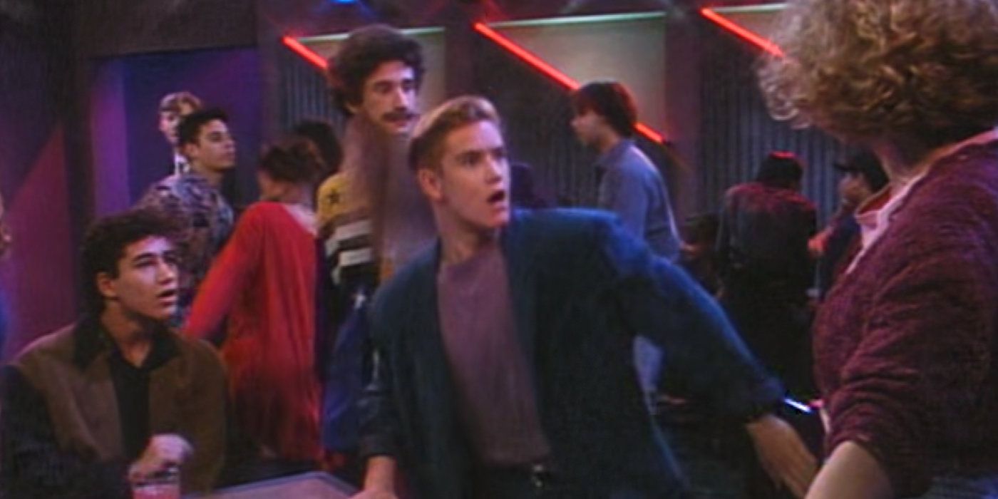 Zack, Slater and Screech caught at a club