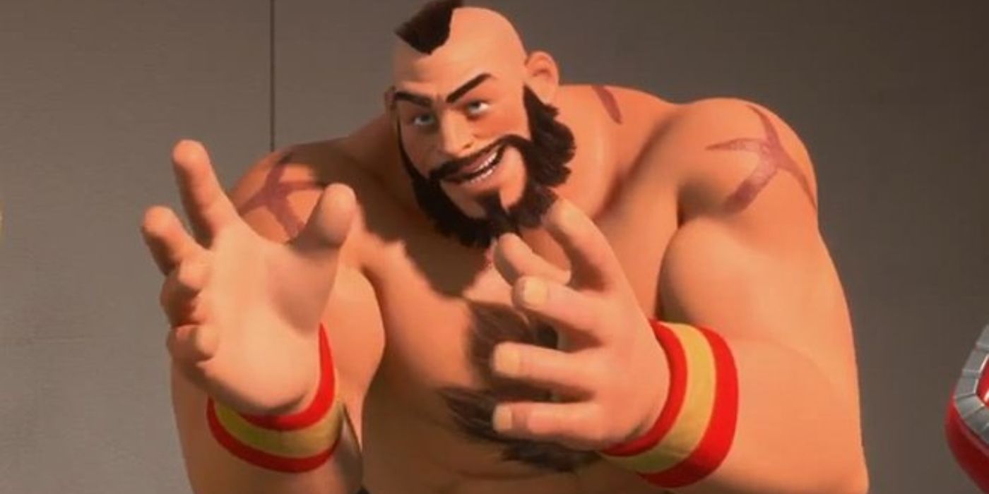 Zangief in a Bad-Anon meeting in Wreck-It Ralph