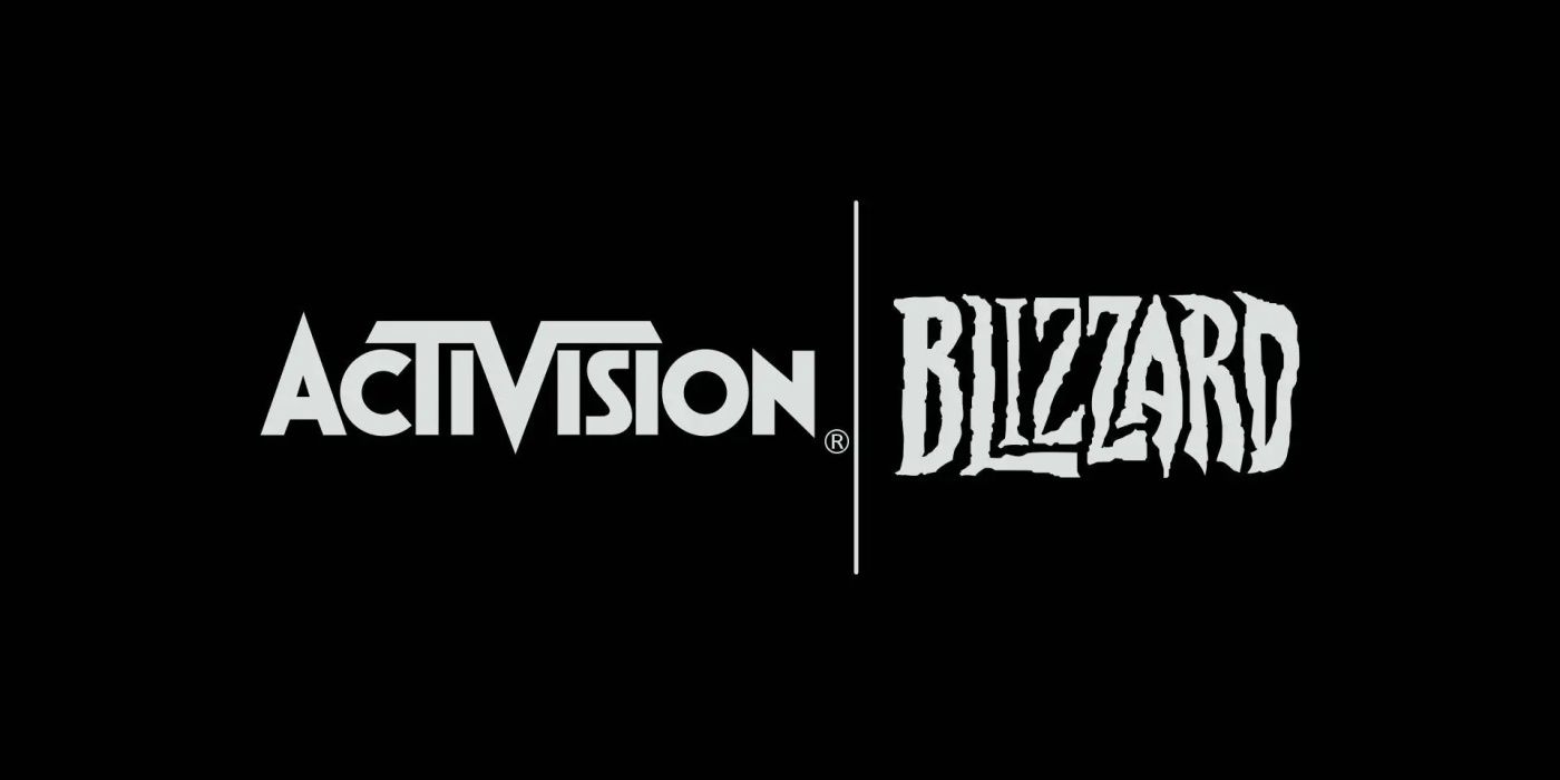 activision blizzard black and white logo