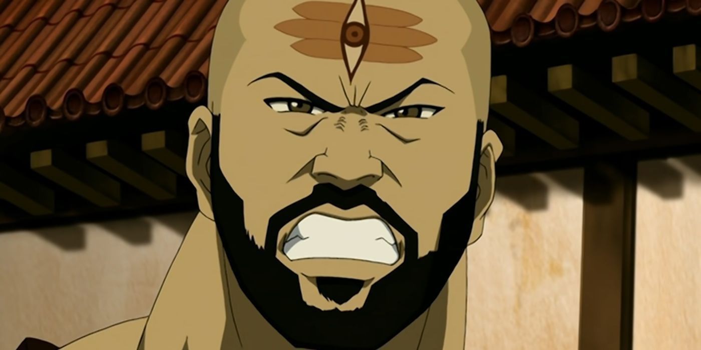 Combustion Man looking angry in ATLA
