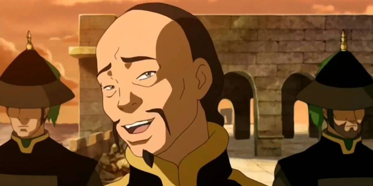 Long Feng is smug in Avatar: The Last Airbender