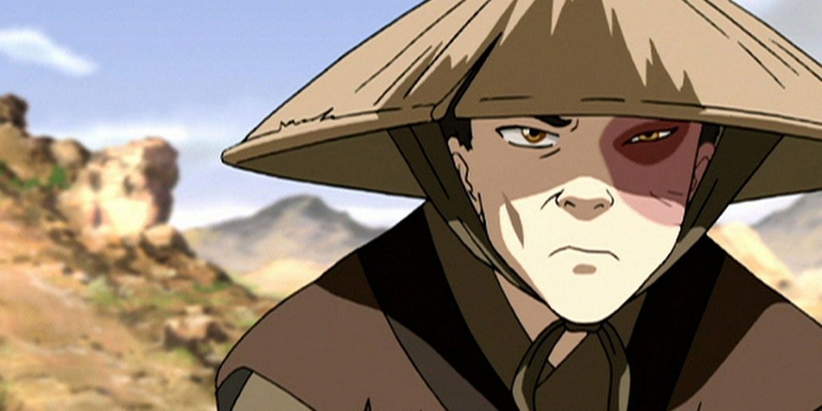 Suko looking down while on a desert in ATLA