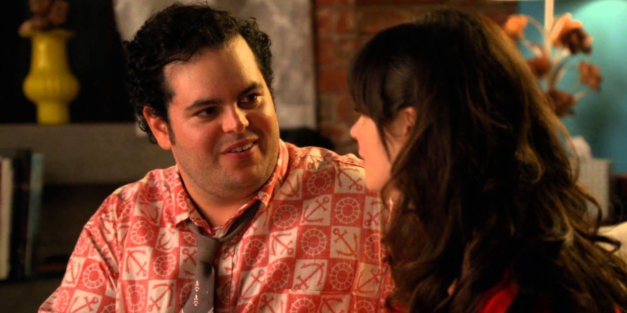 Bearclaw sitting with Jess in New Girl