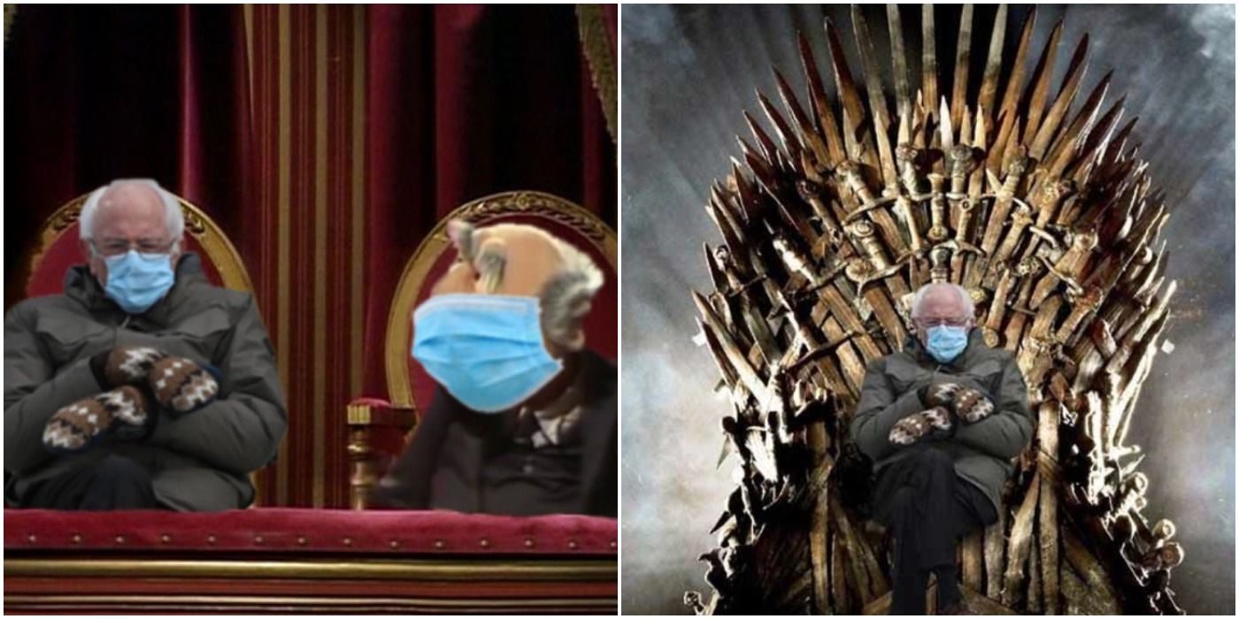 Bernie Sanders mittens memes the muppet show and game of thrones