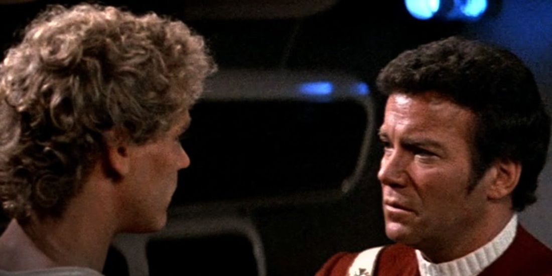 Captain James Kirk with David Marcus
