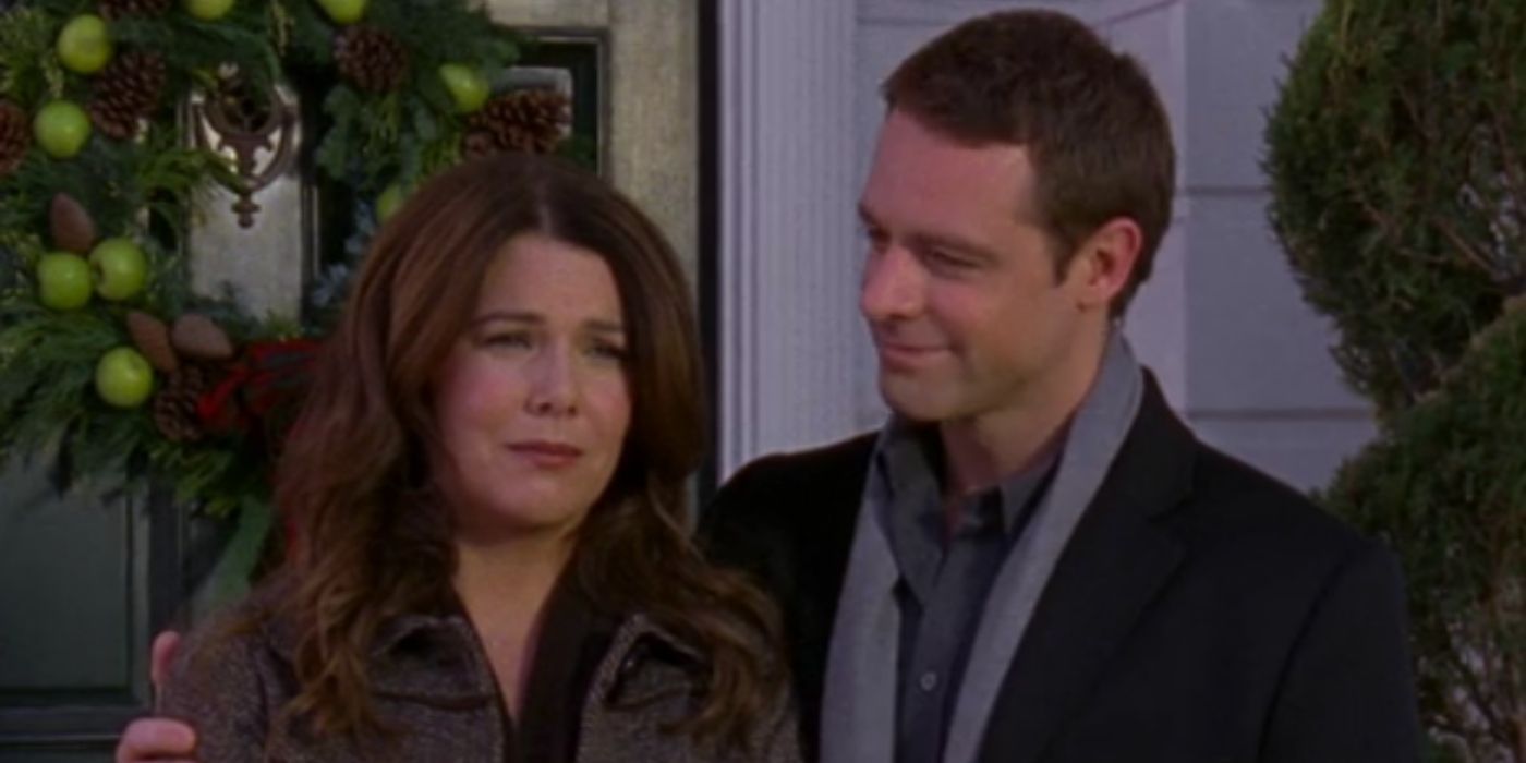 Christopher and Lorelai on Gilmore Girls