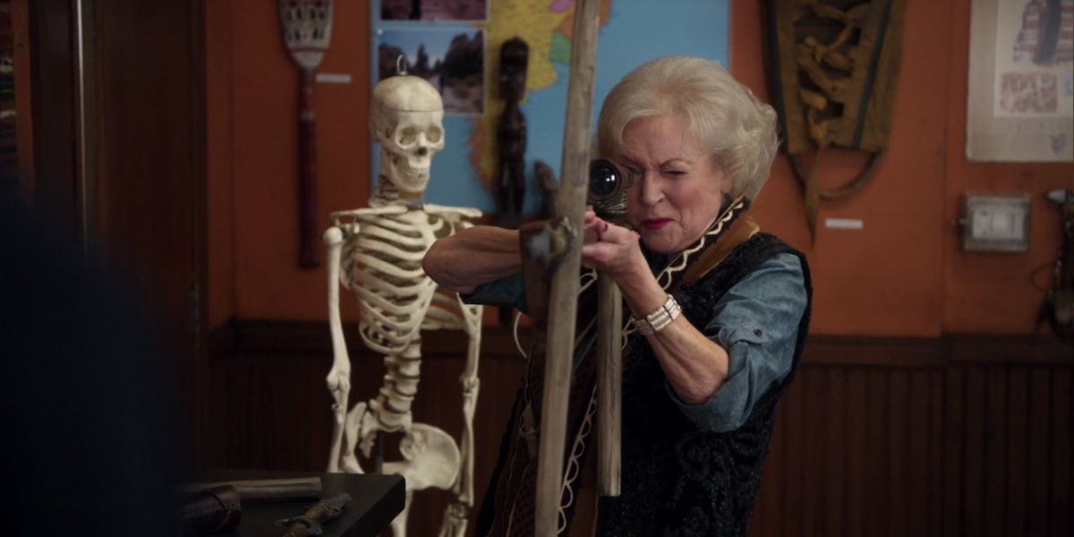 Betty White as June Bauer, Glendale's Anthropology teach in Community