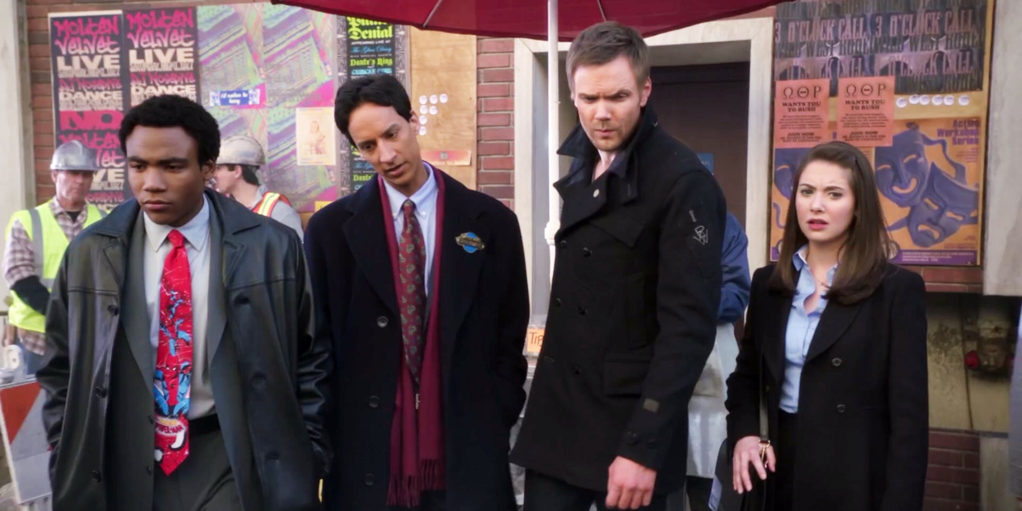The study group parodies crime scene investigation shows in an episode of Community