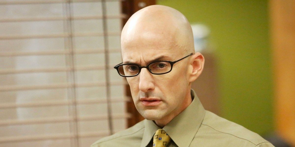 Dean Pelton frowning in confussion in Community.