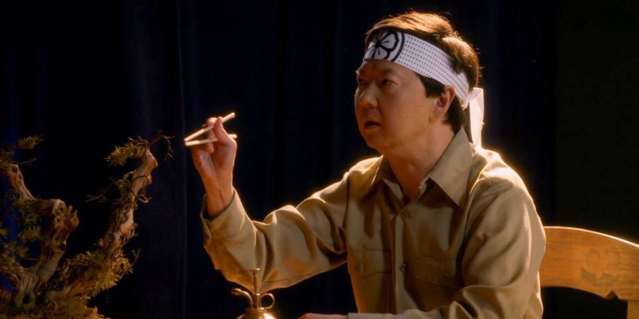 Chang Plays Mr. Miyagi