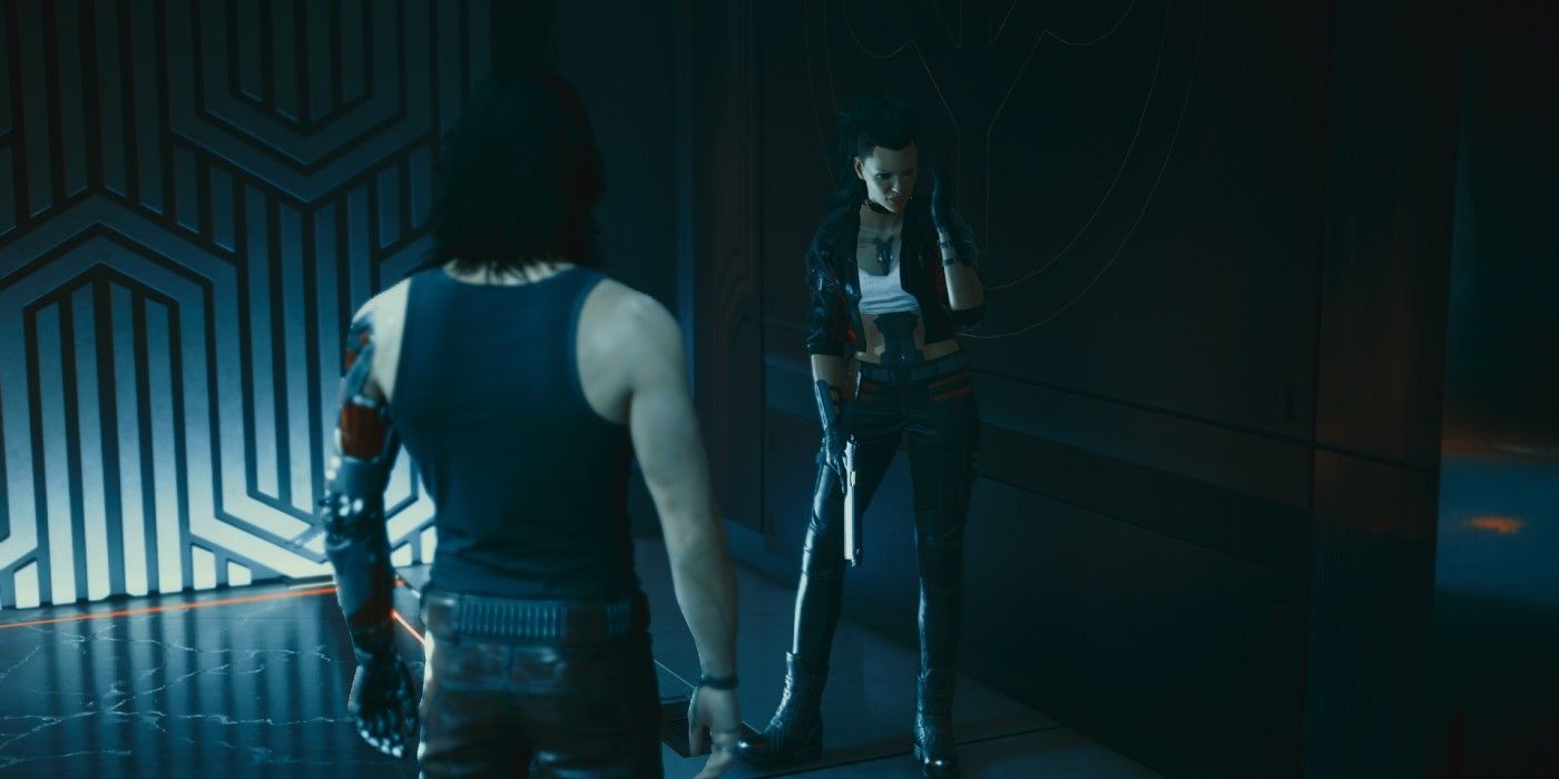 Johnny and Rogue from Cyberpunk 2077