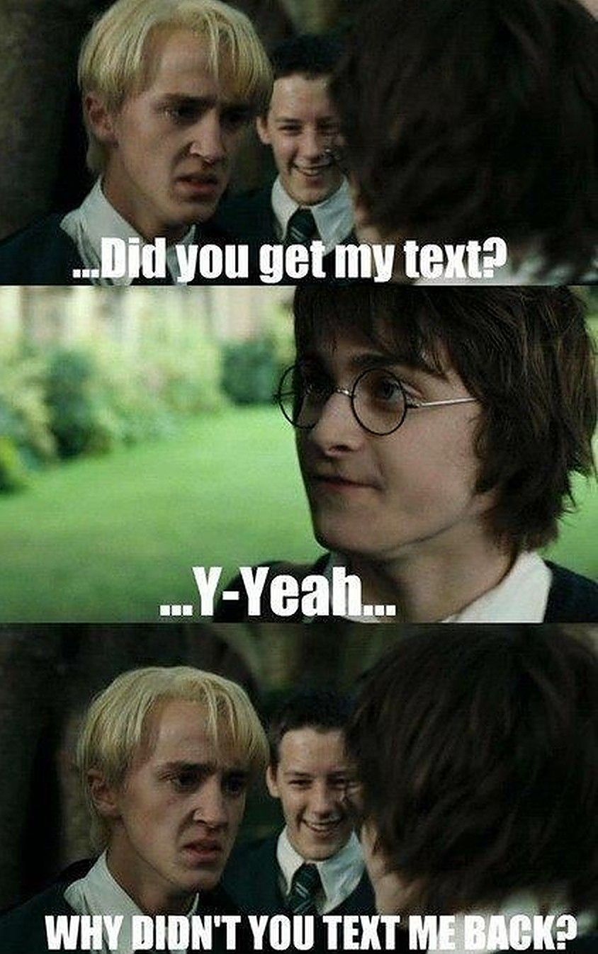 Draco Harry meme