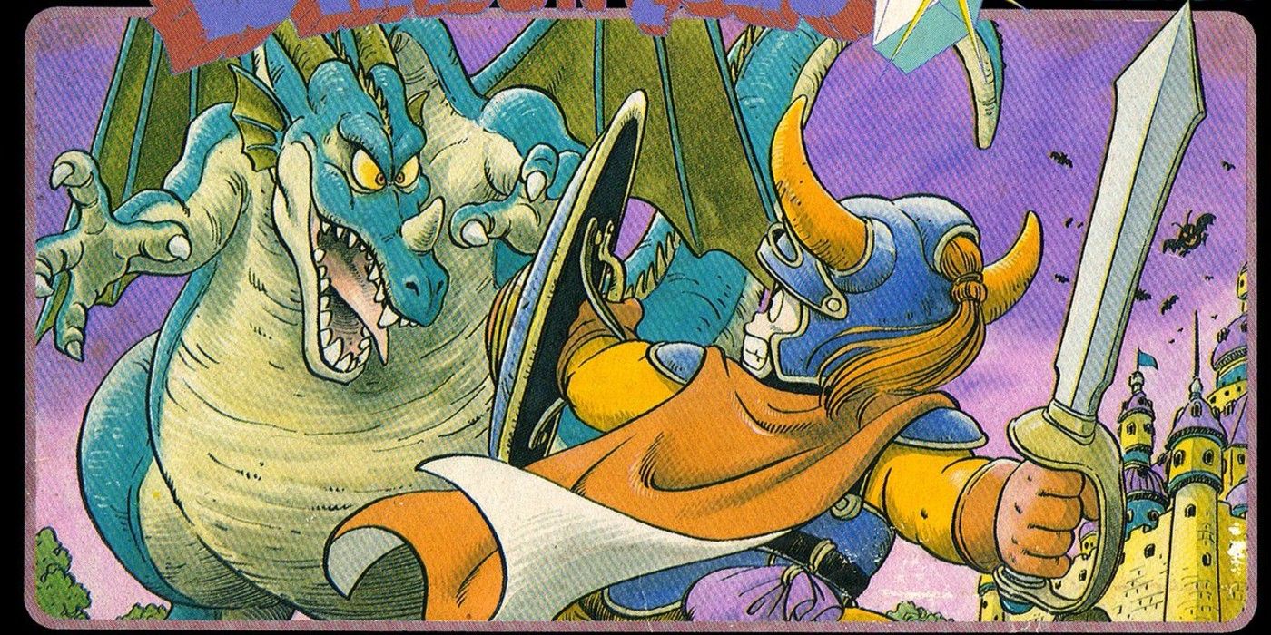 dragon quest cover art 1986