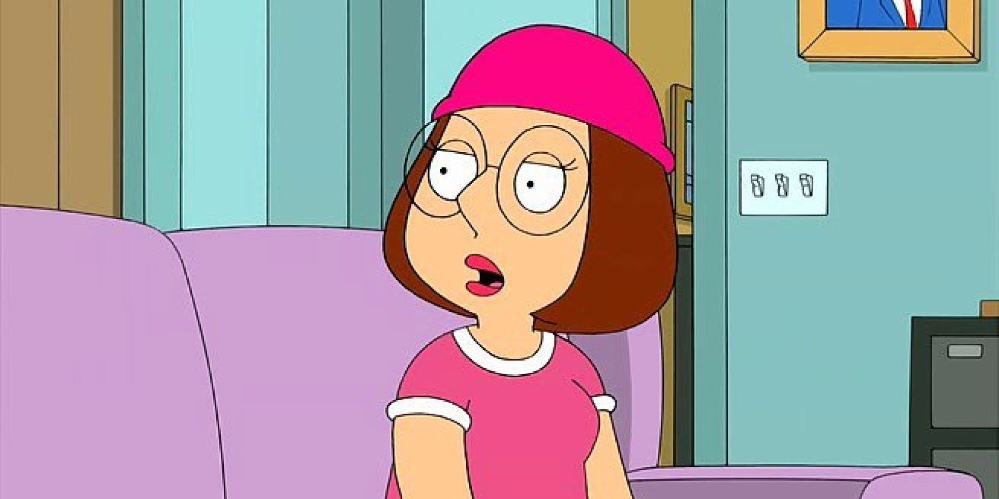 family guy meg griffin on the couch