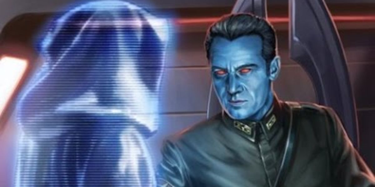 Grand Admiral Thrawn and Emperor Palpatine