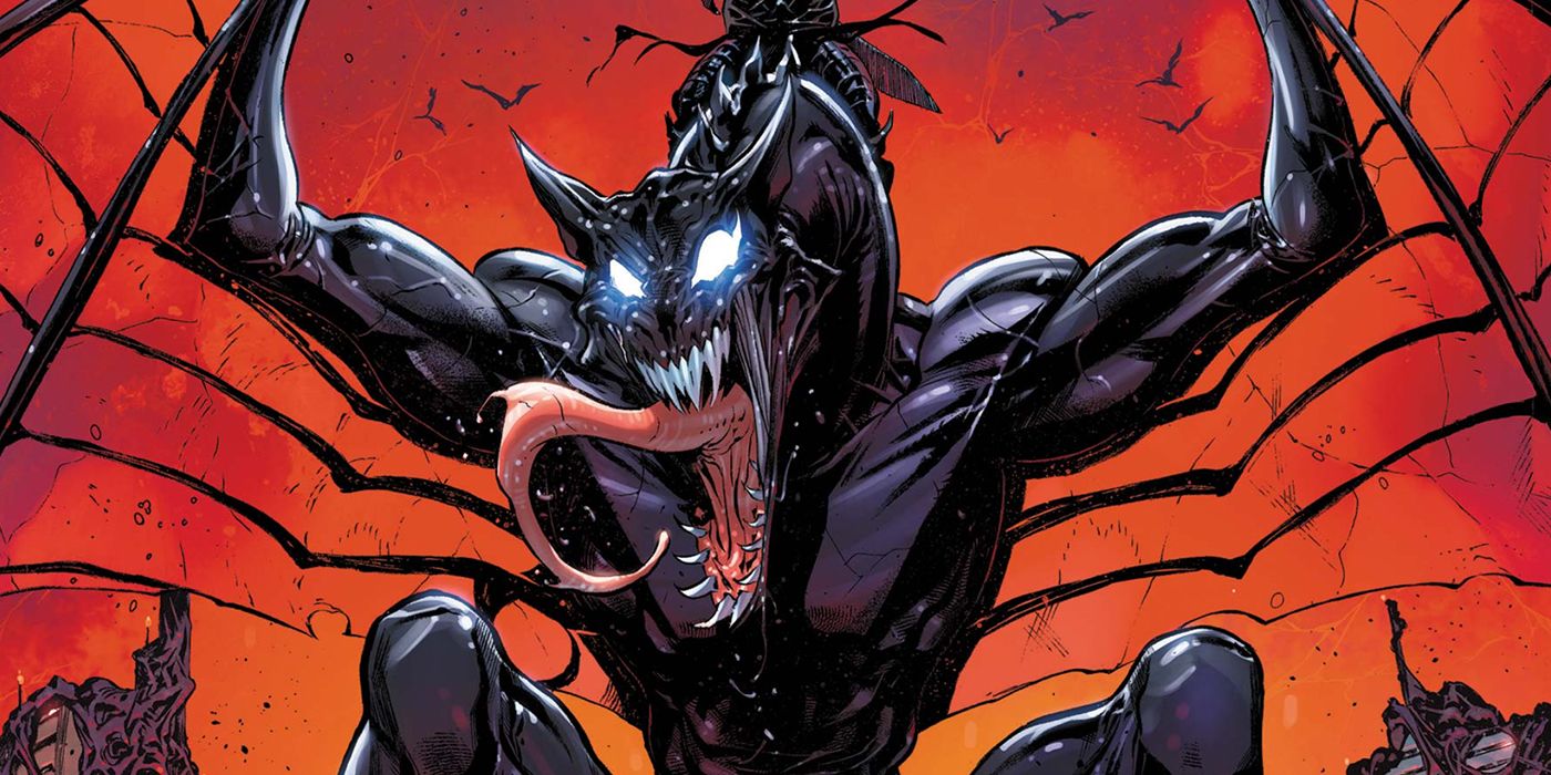 Knull with a Grendel symbiote dragon in King in Black.