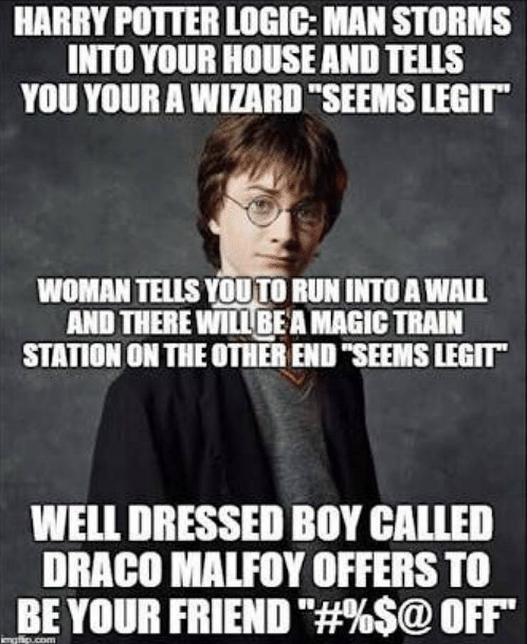 Harry Potter 10 Hilarious Draco Harry Memes Screenrant