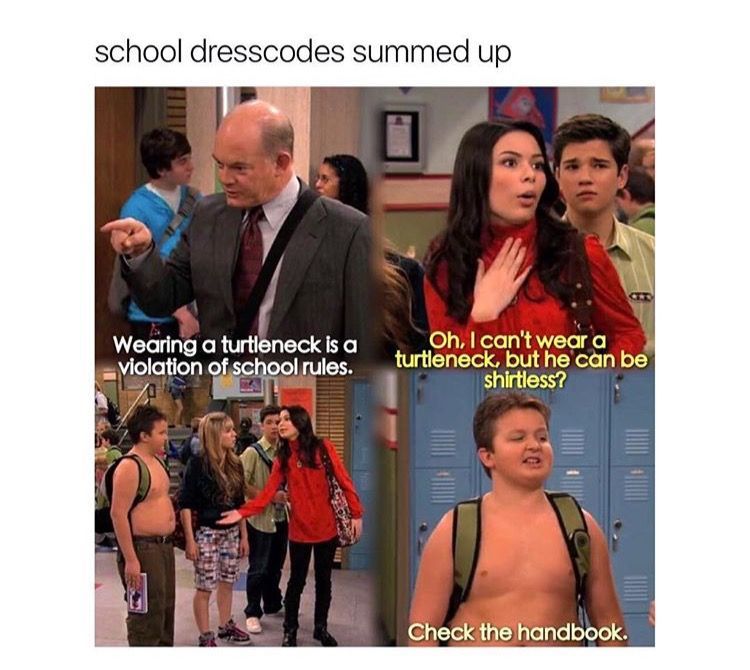School dresscodes iCarly Meme