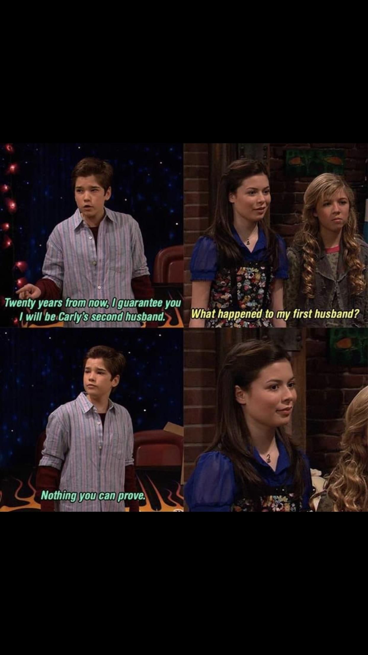 I Will be Carly's second husband iCarly meme