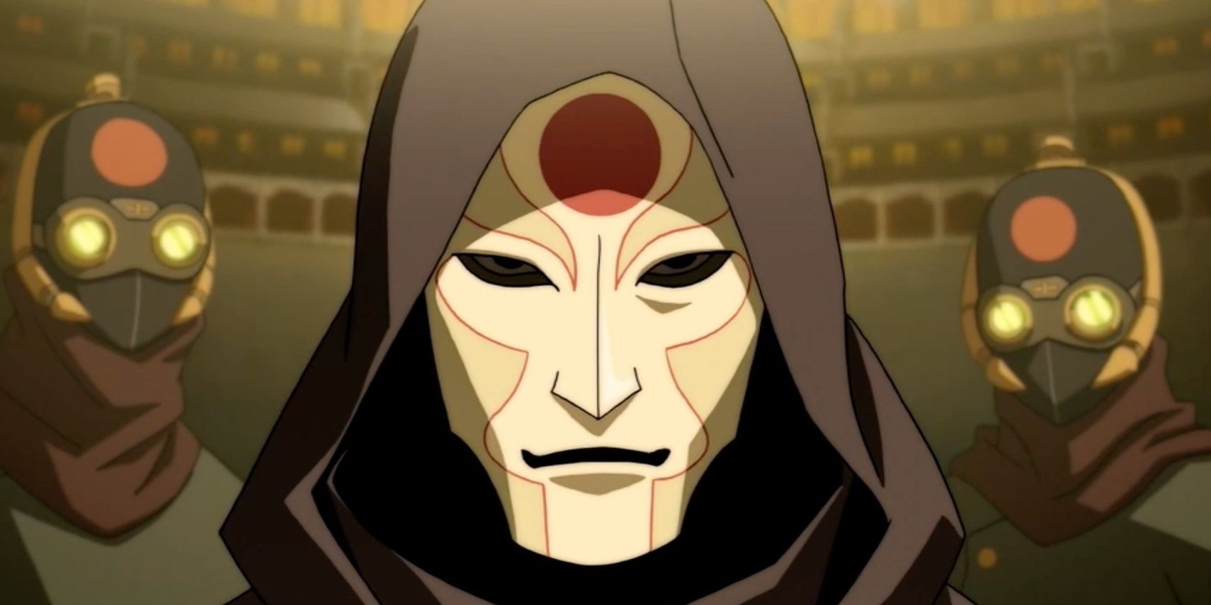 Amon in his mask in The Legend Of Korra