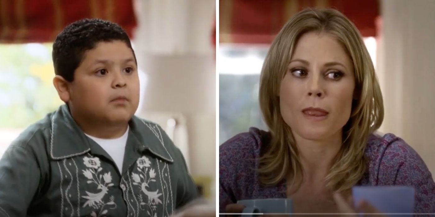 manny and claire talking about alex - modern family