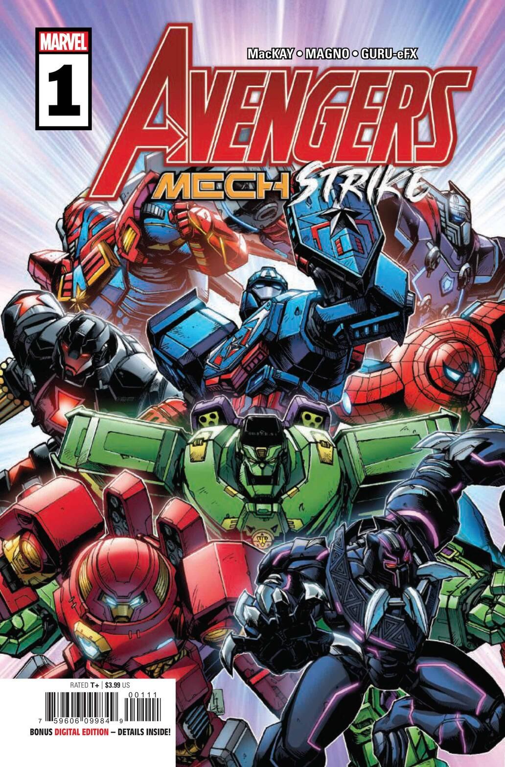 marvel avengers mech strike comic cover