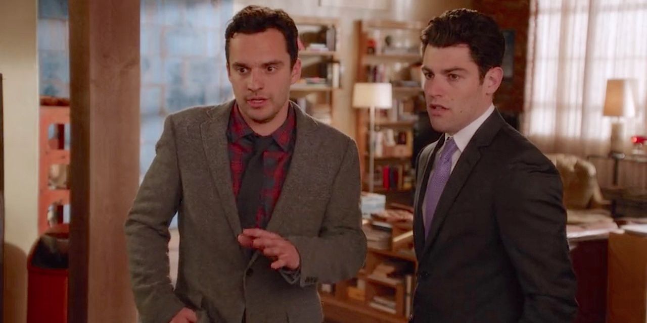 Nich and Schmidt wearing suits