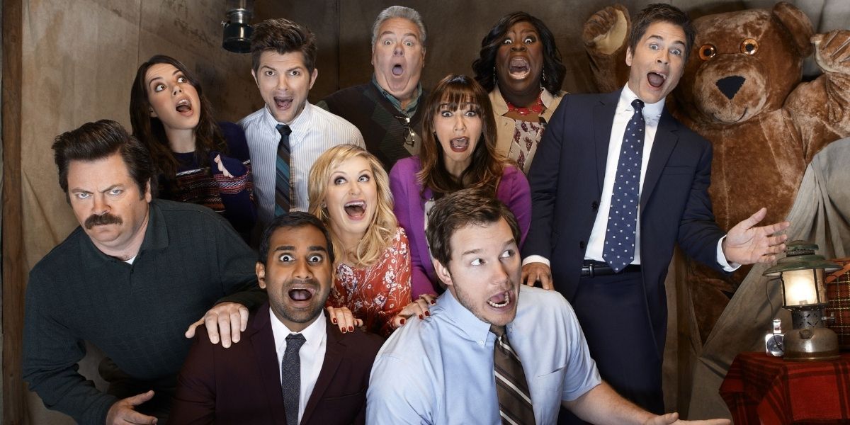 the cast of parks and rec