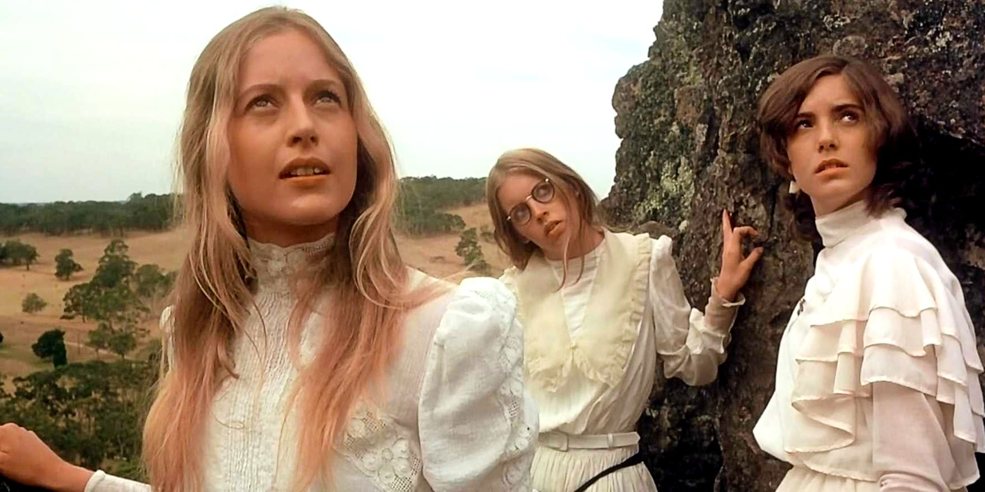 Scene of three women from Picnic at Hanging Rock