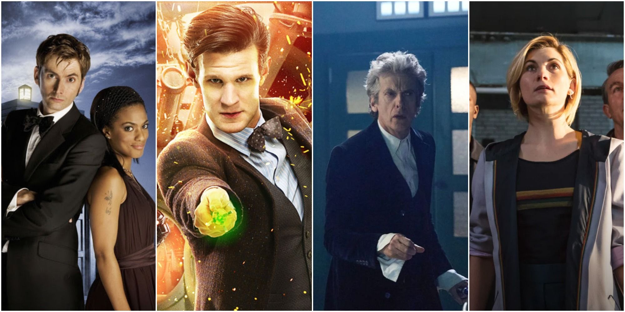 Doctor Who Collage of Doctors from 4 seasons